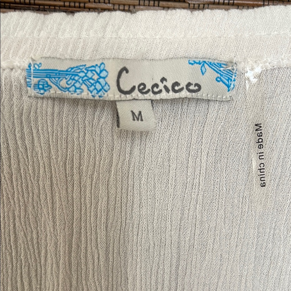 Cecico White Sleeveless Crew Neck Casual Dress